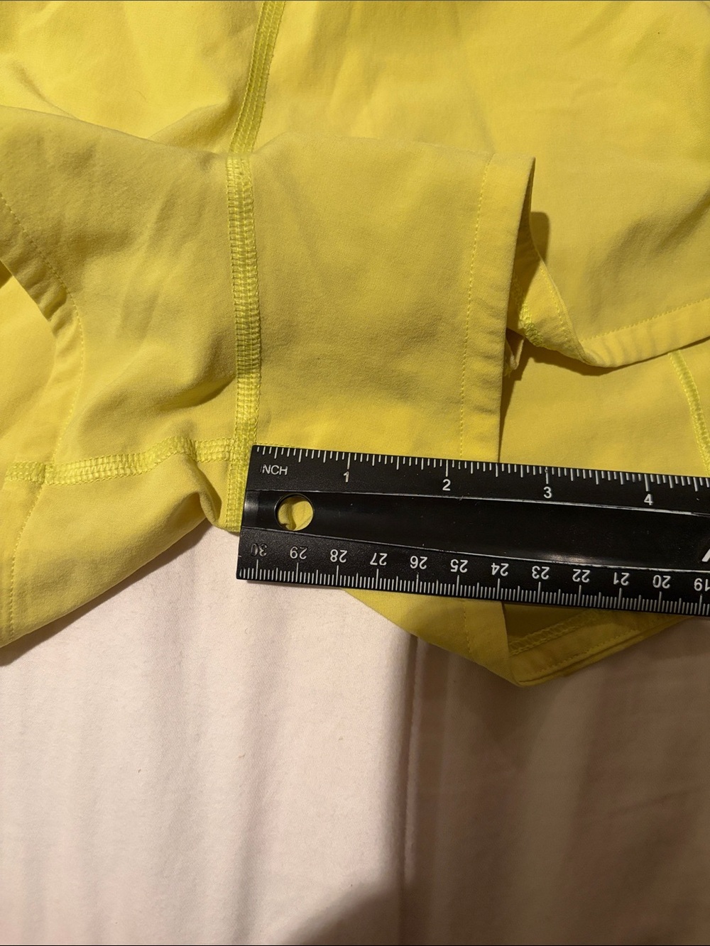 Lululemon Athletica speed ups Vibrant Yellow Athletic Shorts - Picture 2 of 7